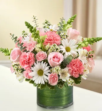 Treasured Memories Bouquet - Pink & White