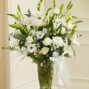Grace & Goodwill Vase Arrangement - White