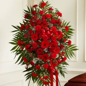 Profound Sympathies Standing Spray - Red