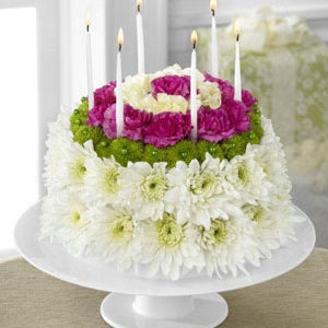 The Wonderful Wishes Floral Cake