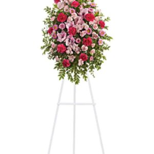Teleflora's Pink Tribute Spray